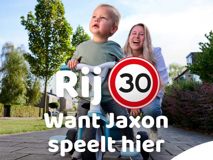 Illustratieve weergave Snelheidscampagne Jaxon